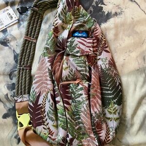 Kavu Fern Pattern Sling Bag